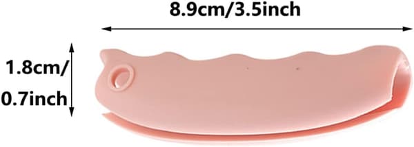 3-pakning silikonhåndtaksholdere for handleposer, søppelposer, rosa, bærbar