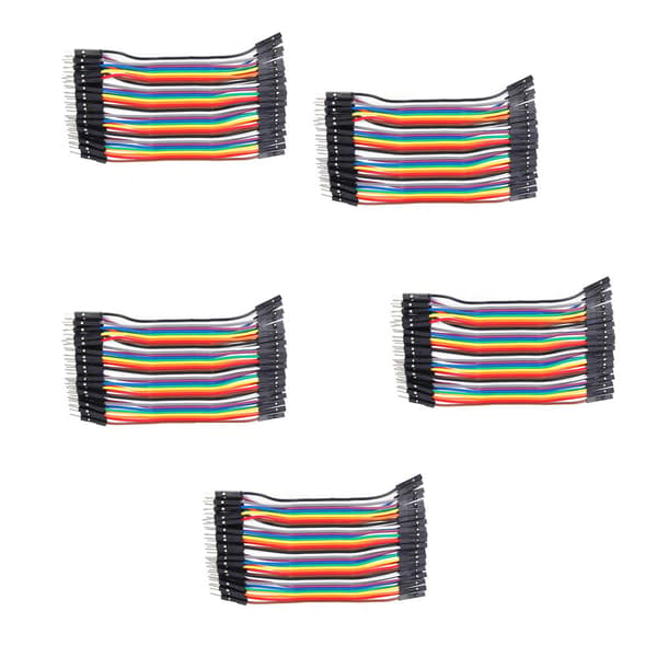 10 stk. 2,54 mm han til hun jumperledning plastforbindelseskabel til computerelektronik