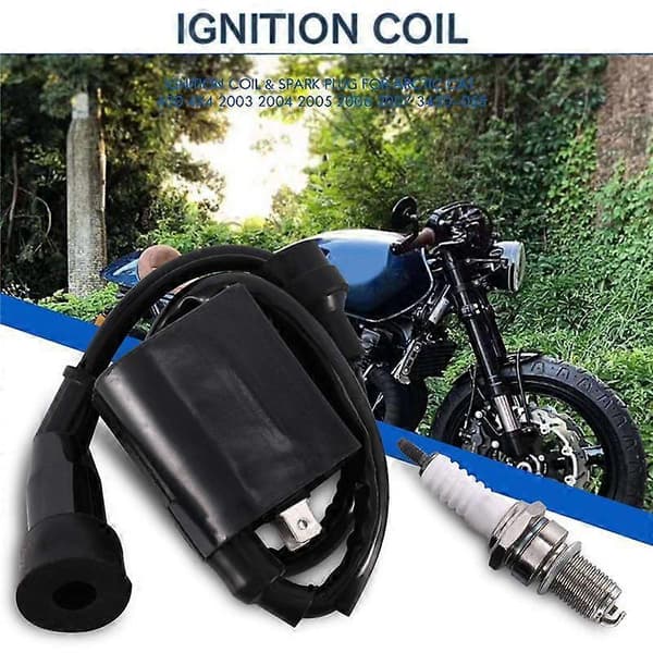 Motorcycle Ignition Coil Module & Spark Plug 3430-055 for 400 2003 2004 2005 2006 2007 Motorcycles