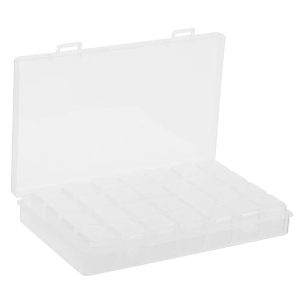 28 Grid Diamond Painting Beads Organizer DIY Storage Box