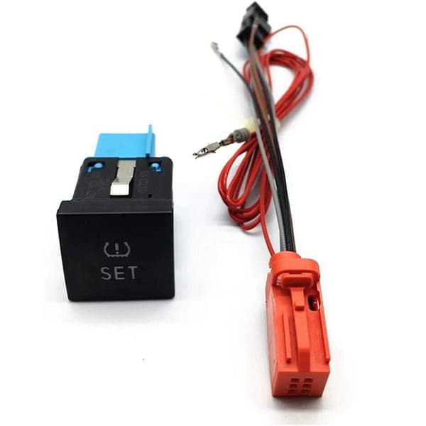 Automotive TPMS Däcktrycksvarning Enhet Brytare Knapp Kabelstam För 2006-2009 B6 CC Golf 6 56