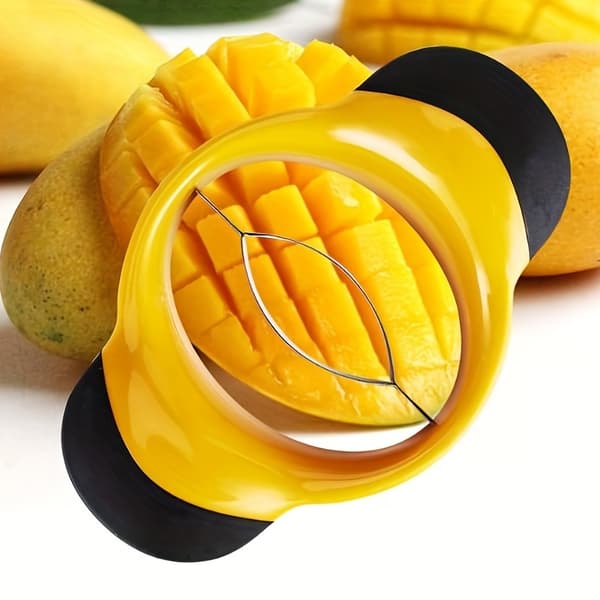 Multifunktionel Frugtskærer i Rustfrit Stål til Mango og Æbler, Køkkenredskab og Lille Apparat