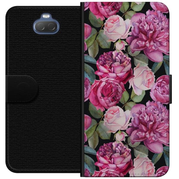 Compatible Wallet Case for Sony Xperia 10 Flowers