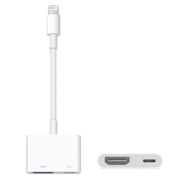 Lightning–digitaalinen AV-sovitin (Lightning–HDMI) Valkoinen