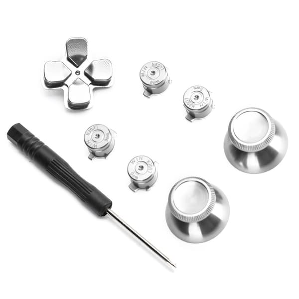 PS4-kontroller reservedeler i sølv aluminiumslegering