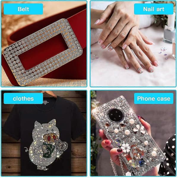 Rhinestone Applicator, Bedazzled Kit with Rhinestones DIY Hotfix