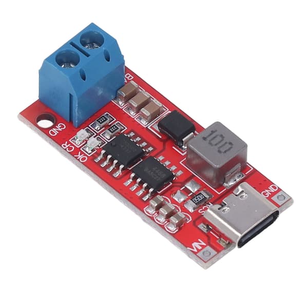 3S akkulaturi C-tyypin Step Up Boost -moduuli PCB DC3-6V 2A invertterikortti