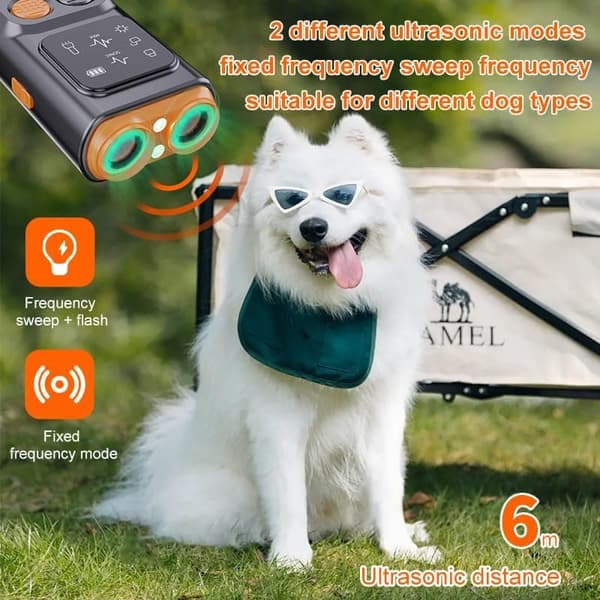 Ultrasonic Anti-Bark Dog – Bark Control with HD Screen and LED Light