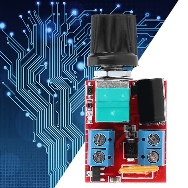Mini DC Motor Controller PWM 3V/6V/12V/24V/35V Hastighedsreguleringscontroller 5A