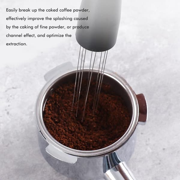 Stainless Steel Coffee Distributor Espresso Stirrer Barista Tool