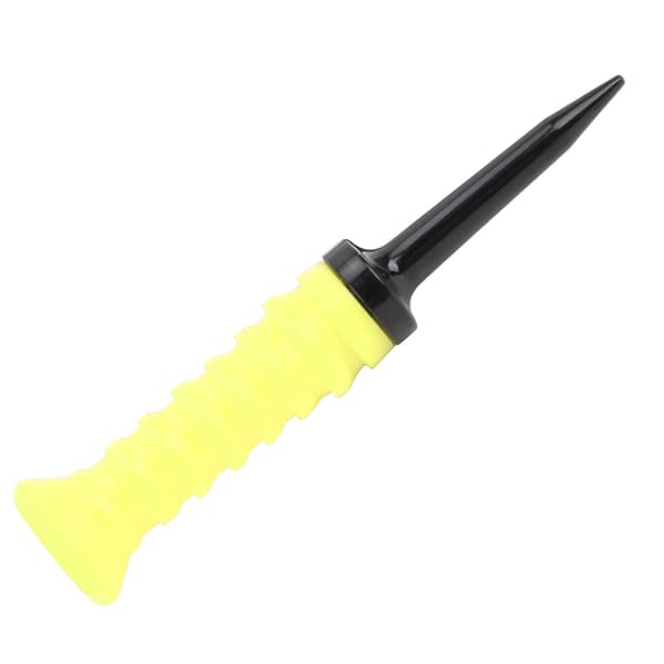 Flexible Plastic Golf Tees with Low Resistance, Driver Training Tees for Golf Practice Mat Accessories Yellow