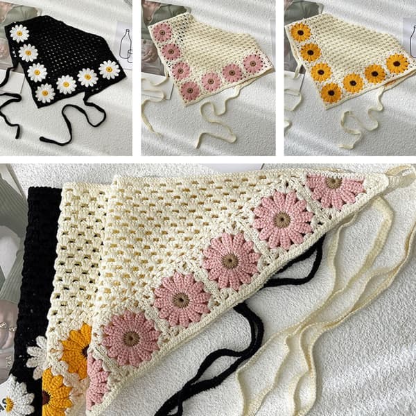 Kolmiokoukatut Bandana-hiuspannat