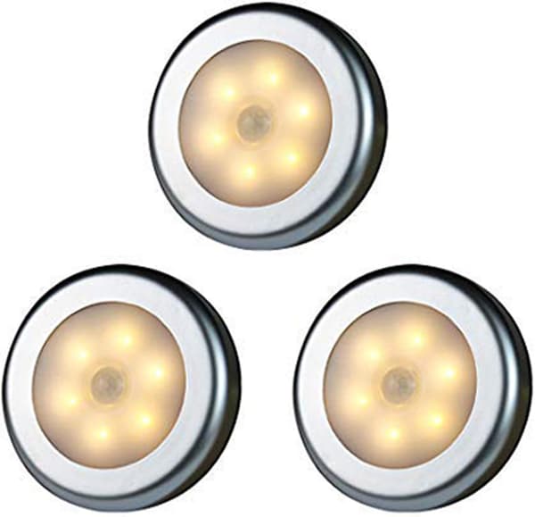 Trådløs bevegelsessensor LED-lampe for garderobe, trapper, gang, kjøkken