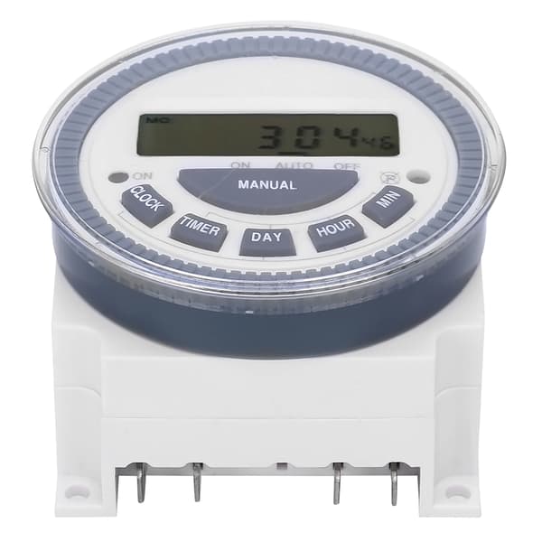 Timer Switch Elektronisk LCD Digital Display Tid Kontrol Afbryder TM619H‑2 DC12VAC