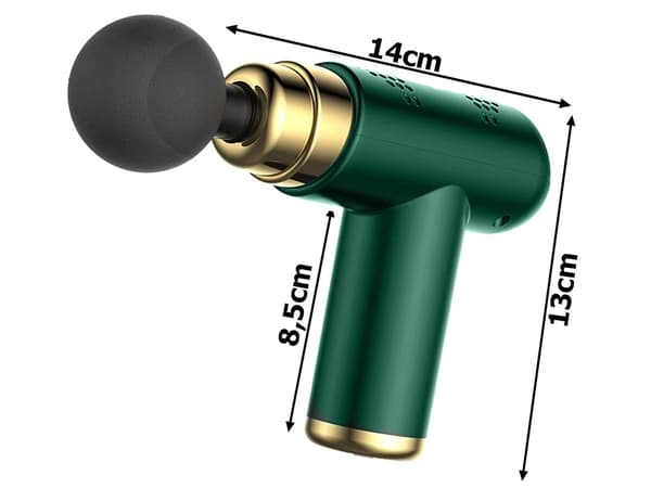 Minimassagepistol til kroppen, kraftfuld, bærbar