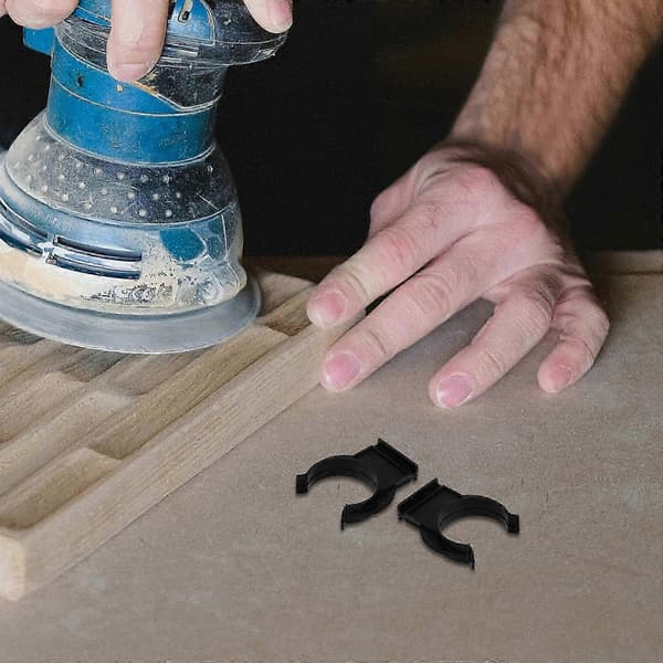 20 st Sockelklämmor i Plast för Köksben, Möbeljustering, Skåpsbensfäste