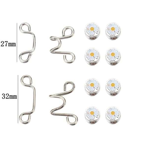 Nail-free Waist Buckle, Removable Adjustment Button for Jeans 27mm