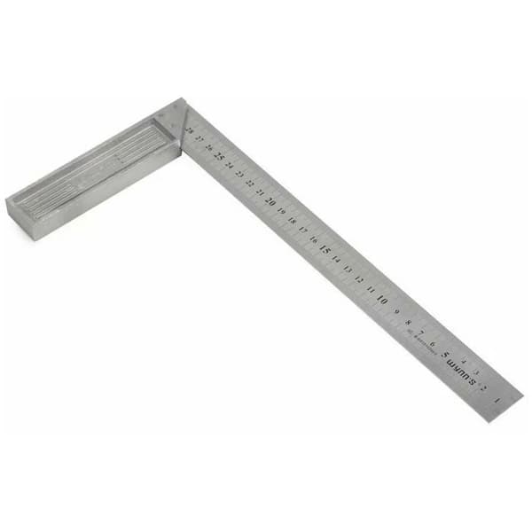 Craft Right Angle Ruler, Precision Measuring Tool with 45° and 90° Angles, High-Quality Stainless Steel for Longevity and Accuracy