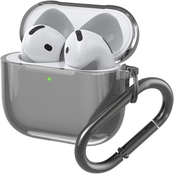 Suitable for Apple AirPods4 Headphone Case New Bluetooth Protective Case Simple. Black