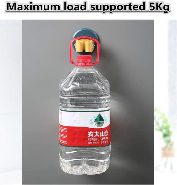 Multifunktionell väggmonterad mopphållare – ABS-plast, vattentät, självhäftande