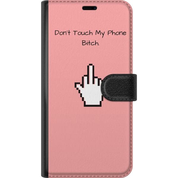 Compatible Wallet Case for Huawei P30 lite Do not touch my phone!