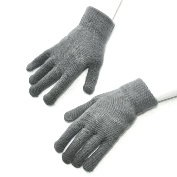 Varmt vintertilbehør til kvinder, stilfulde bløde fleecehandsker med snøre og skridsikkert greb, teknologivenlige touchskærmshandsker perfekte