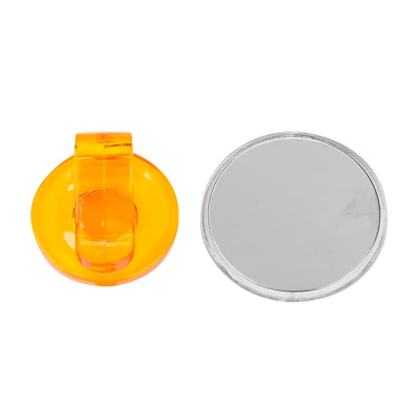 Holdbar Golfkasketklips i Plast med Magnetisk Boldmarkør Orange