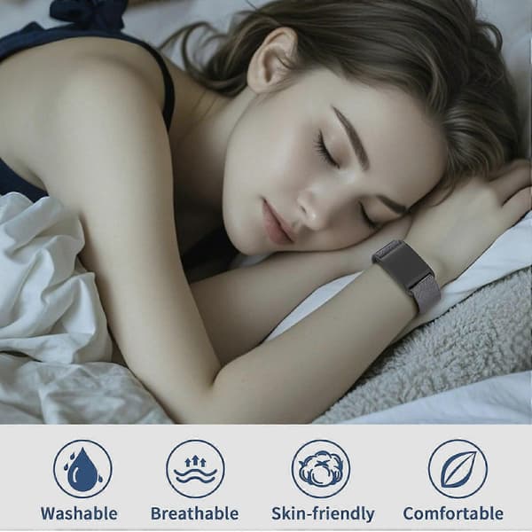 Til Whoop 4.0 fitness tracker elastisk polyester armbånd i ét stykke, armygrøn [DB] Multicolo Multicolor Army Green