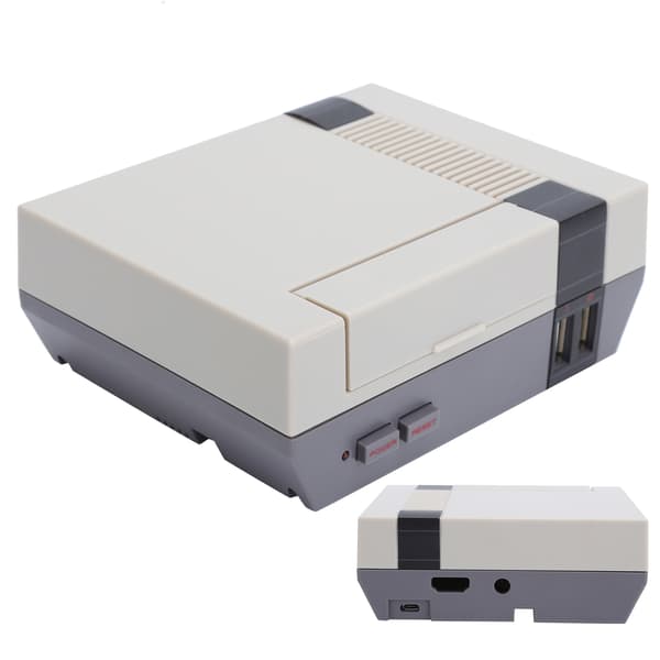 Retro Vintage Pelikonsolin Kotelo Tuulettimella ja Jäähdytyselementillä Raspberry Pi 2/3/B+ ABS PCB:lle