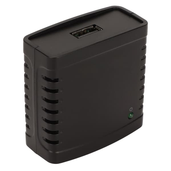 USB Print Server - High-Speed TCP/IP LPR Print Server with 10Mbps/100Mbps LAN Port and Wireless USB Extension Splitter - US Plug (100-240V)