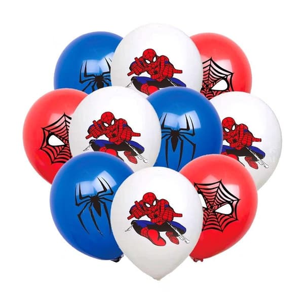 18 stk. Spiderman Balloner Festdekorationer