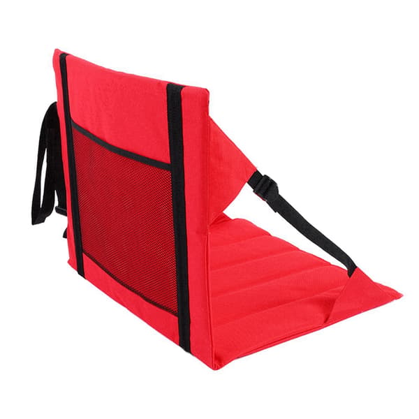 Red Portable Moisture-proof Picnic Mat Outdoor Camping Beach Stadium Foldable Cushion