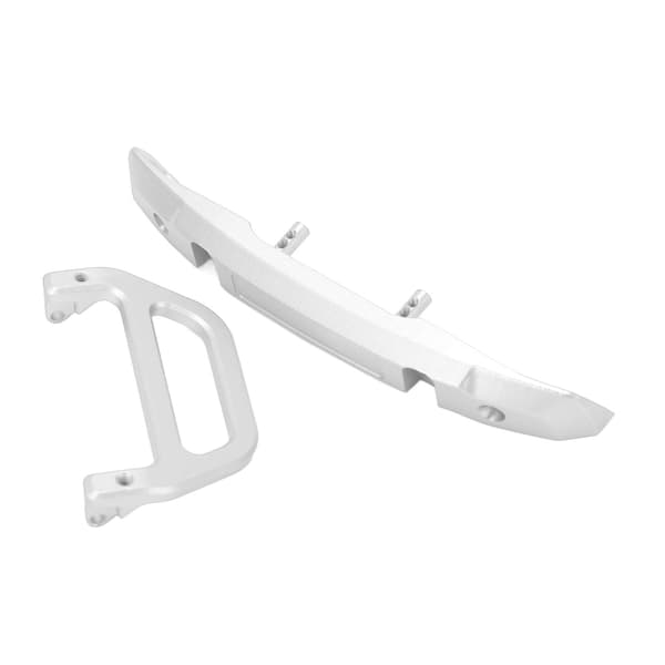 Aluminiumslegering frontkofanger med U-formet krog til AXIAL 1/24 SCX24 RC Biltilbehør Sølv