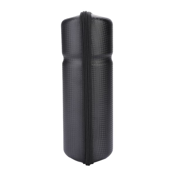 Portable Bicycle Repair Tool Kit with Hard Shell Case Carbon Fiber Black