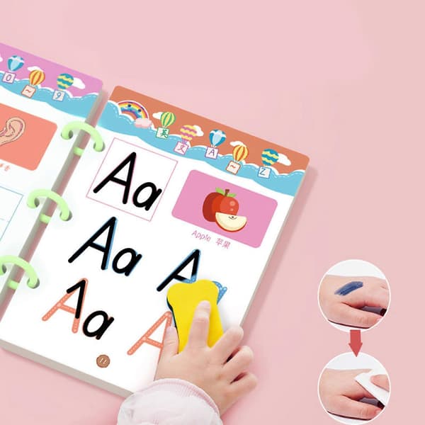 Leksak för barn, ritbräda, tidig pedagogisk matematikleksak, pennhanteringsträning