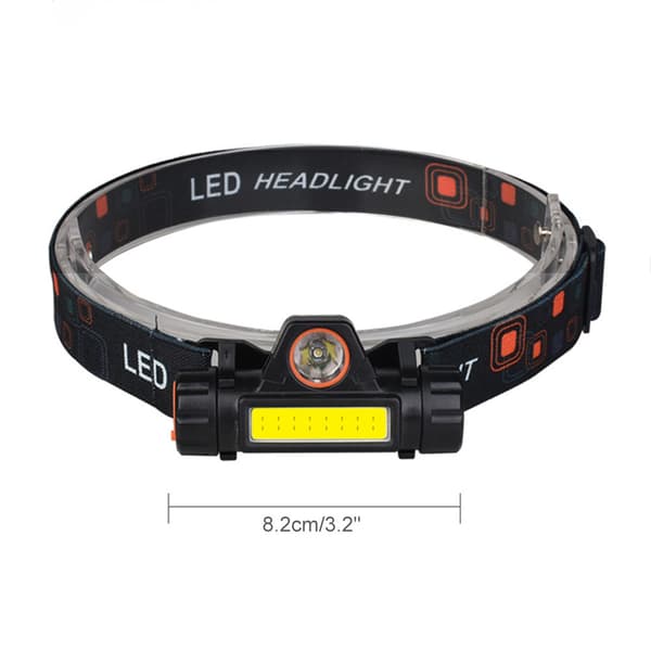 Outdoor LED Headlamp with USB Charging, Magnets, and Emergency Light