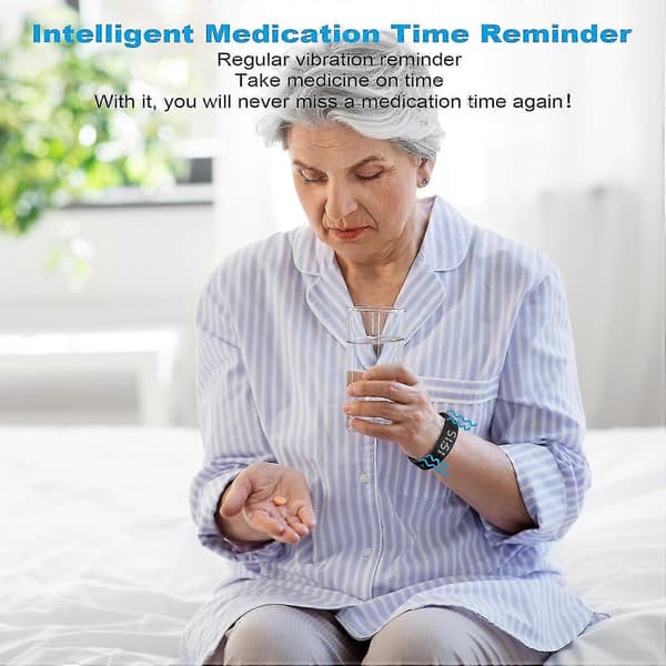 Vibration Alarm Clock, Vibrating Alarm with Countdown Timer, Waterproof Vibration Alarm Reminder Watch, Personal Alarms