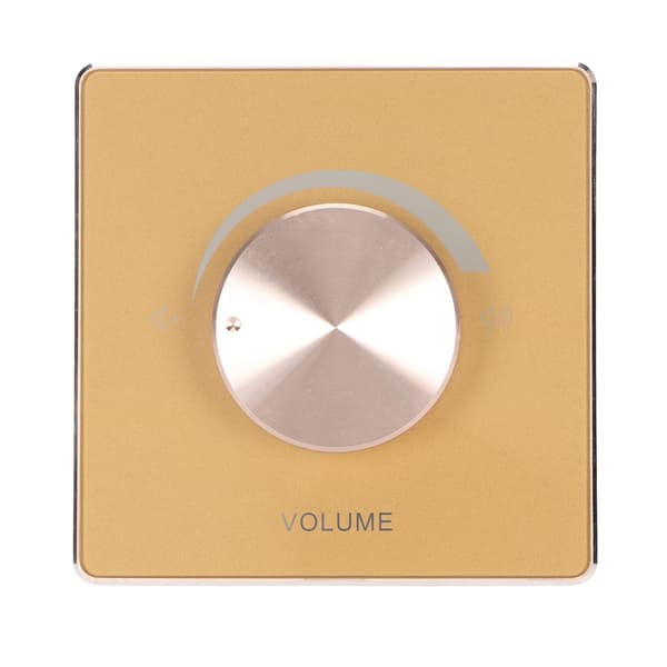 50W Volume Control Knob Aluminum Alloy Frame 5 Position Constant Resistance Adjustment Switch Wall Volume Control