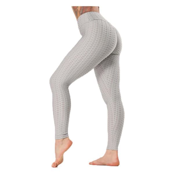 Tights Leggings with tie-dye pattern - Grey gray xl