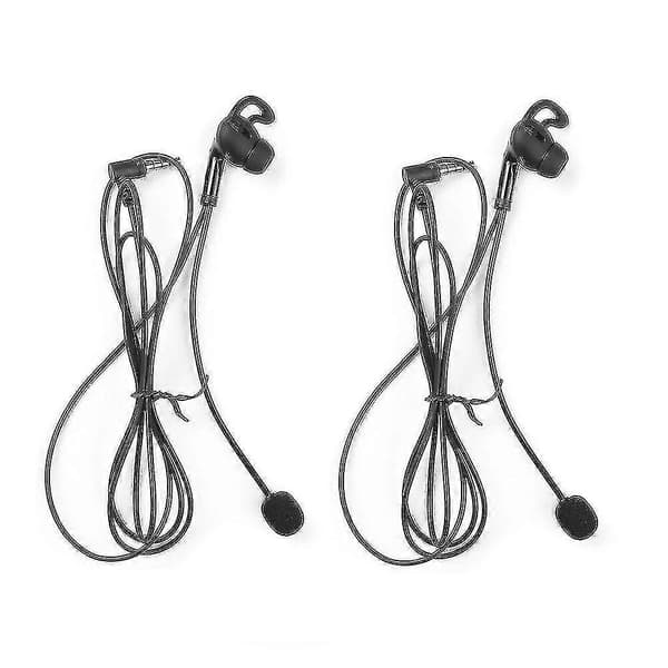 2 stk Hifi-r Dommer In-ear Hovedtelefoner Til V4c V6c Dommer Øre Intercom Headset