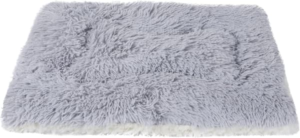 Machine Washable Dog Mat Double Sided Dog Bed Blanket Useful Pet Bed (M 78/54 CM, Light Grey)