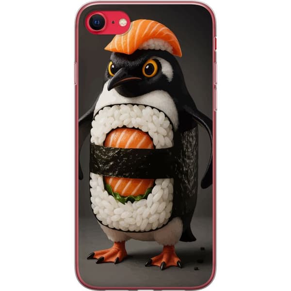 Kompatibelt mobildeksel til Apple iPhone 8 Sushi pingvin