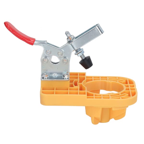 Cabinet Hinge Hole Drill Guide, Cutter Bit Set with Drill Locator Guide and Symmetrical Hole Compatibility, Precision Jig for 35mm