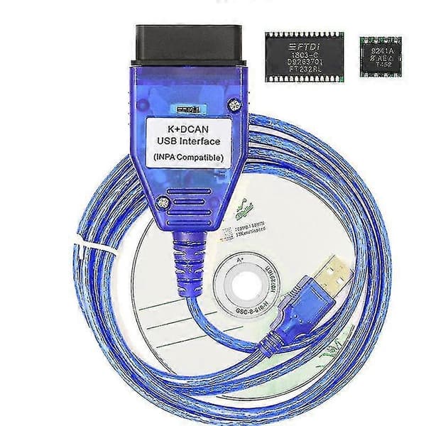 K+CAN ft232rl-sirulla kytkimellä skannerille K Dcan USB-kaapeli OBD OBD2-diagnostiikkaliitäntä