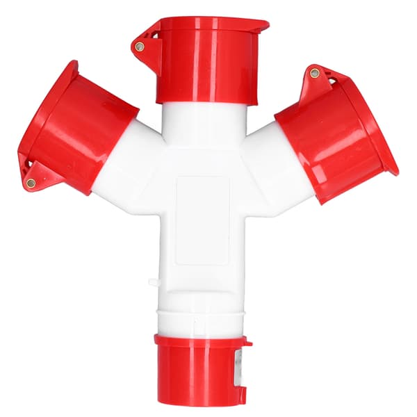 Industrial Socket Waterproof Electrical Connector 3-Way 16A Socket for Indoor Outdoor HR‑1014