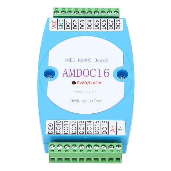 16-channel Digital Output Module RS485 Communication Isolated Signal Control Board DC 7-25V