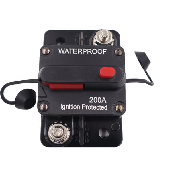 200A 12-48V Waterproof Circuit Breaker Fuse Automatic Reset