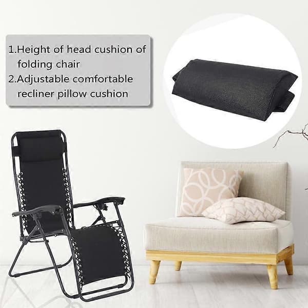 Hode- og nakkeputer Myke loungestolputer Justerbar ergonomisk nakkestøttepute for stoler Liggestoler Lenestol Lysegrå Light Grey