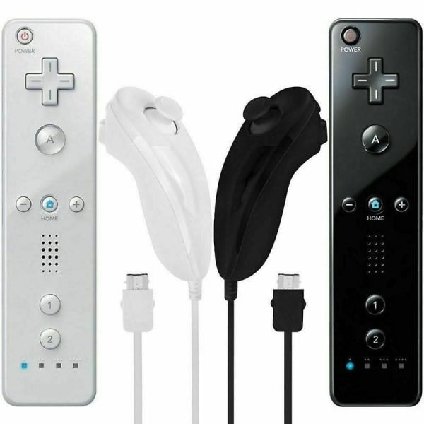 Built-in Motion Plus Wireless Remote Control Game Gamepad Remote Joystick - White Remote Control Only Whi