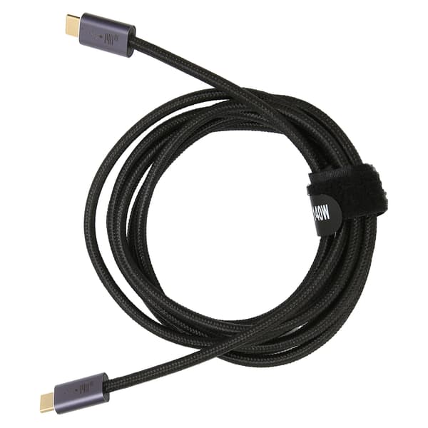 Typ C 2.0 -datakaapeli PD3.1 140W Monitoiminen pikalataus punottu datakaapeli MacBookille 200cm